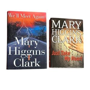 2 Hardback Mary Higgins Clark Books
